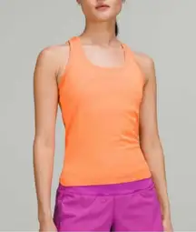 Lululemon Swiftly Tech Racerback Tank Top 2.0 Race Length Orange Soda