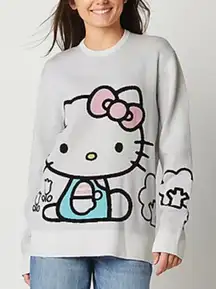 Hello Kitty Knit sweater oversized