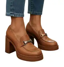 Vintage Skechers Somethin’ Else Chunky Platform Heels 7.5 Y2K Brown