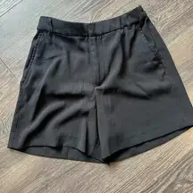 Zara High-Waisted Shorts w/ Pockets and stretch waist Black Small