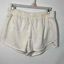 Old Navy Women's Active Stretch Tech Athletic Running Shorts White Small