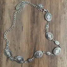 Antique Silver Chain Belt