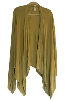 Lululemon Light Green Shawl Sweater Viscose Silk Blend One Size