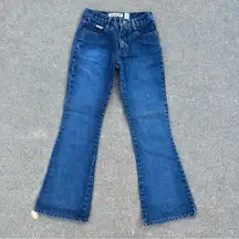 Vintage 90s Y2K Zana Di dragonfly embroidered pocket flare jeans