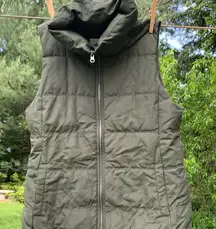 Green Sleeveless Puffer