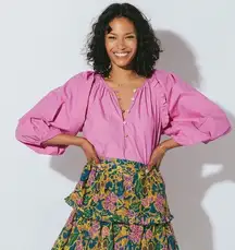 Cleobella Jess Blouse in Azalea