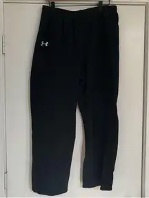 black fleece sweat pants size large fuzzy loose fit relaxed