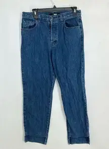 J Brand Wynn High-Rise Crop Straight blue jeans size 29