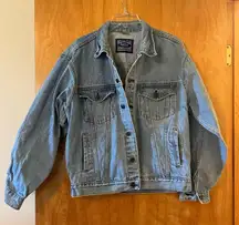 Hard Rock Cafe BALTIMORE Vintage 90s Denim Jean Jacket Save The Planet Medium