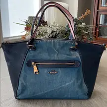 Coach Denim Prairie Satchel