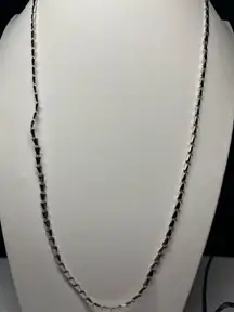 Vintage Sara Coventry Modernist Link‎ Silver Tone Chain