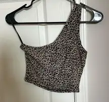 one shoulder tank top