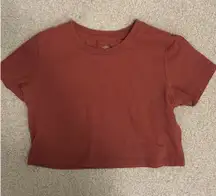 Urban Outfitters crop top red