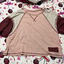 Colorblock raglan tee 