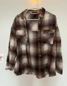 Plaid Flannel Shacket