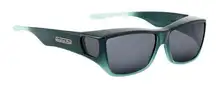 Jonathan Paul Fitovers Traveler Emerald Jade Ombre Polarvue Grey Sunglasses New