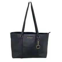 Michael Kors Jet Set Leather Travel Tote Bag in Black