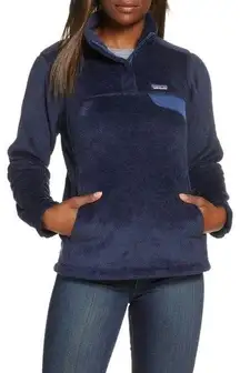 - Women's Re-Tool Snap-T® Pullover Fleece Navy Winter