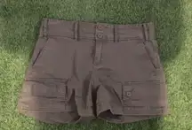 olive green khaki cargo shorts