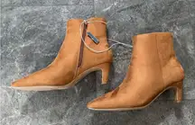 Universal Thread Elegant Tan Ankle Boots With Heel Size 8.5 NWT