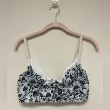 Laura Ashley x Urban Outfitters Bodice Style Blue and White Bralette
