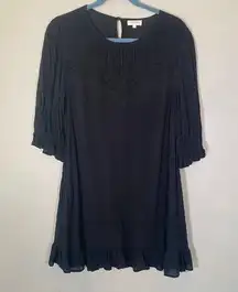 NWOT Auguste Lila Mini Dress Black