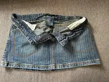 Mini Denim Skirt