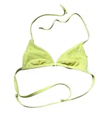 Yellow Women’s Crochet Bikini Top