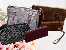 Handbag Bundle Lot Tommy Hilfiger Nine West 3 Bags 2 Wallets