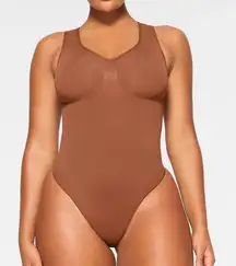 New without box Skims Seamless Sculpt Scoop Neck Thong Bodysuit