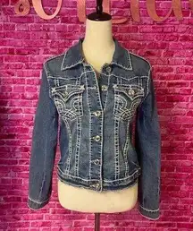 Vintage Y2K western bling Jen‎ jacket size medium