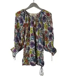 Jen's Pirate Booty Carnivale Tunic Floral Print NEW