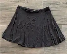 Express dark gray skater skirt