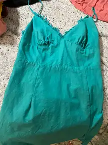 Teal Mini Dress