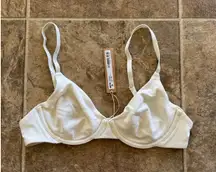 Skims Cotton Jersey T-shirt Bra Bone Size 32B