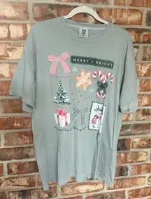 Comfort Colors Preppy Holiday Graphic Tee