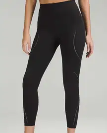 Lululemon Base Pace High Rise Reflective Tight 25" Black Size 6