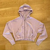 Aeropostale  Cropped Hoodie in Lilac