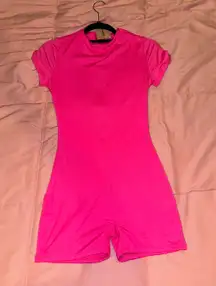 Hot Pink Romper