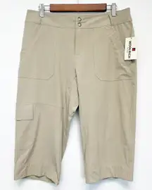 NEW Woolrich Womens M Geo Knee Pant Dark Stone Hiking Outdoor‎ Gorpcore Cargo