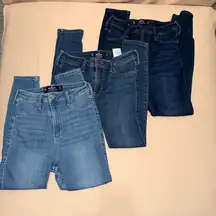 Hollister Lot of 3 Skinny Jeans