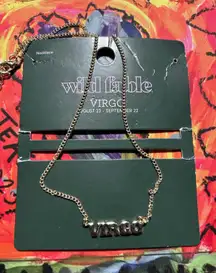 ⭐️ Virgo Necklace Gold Color‎ Costume Jewelry Women Wild Fable August September