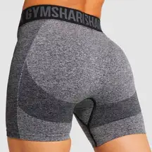 Gymshark Flex Shorts Black Marl/Charcoal Size Small