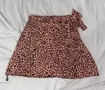 Boutique Leopard Print Skirt