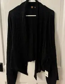 free people black shawl/cardigan