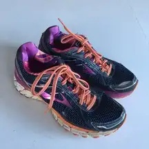 Brooks Adrenaline GTS Purple Blue White‎ Orange Shoes 1201741B458 Women’s…