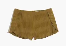 Madewell Green Brown Knit Lounge Shorts Size L