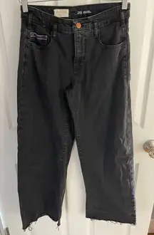 Pilcro Black Wide Leg Jeans size 26