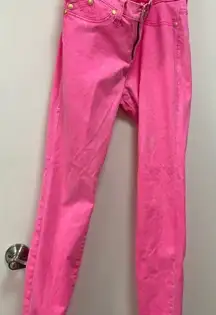 Rock n Republic size 10 pink velvet jeans Kashmere $110