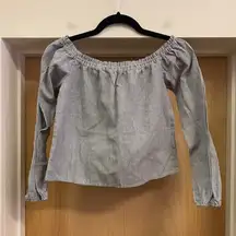 Brandy Melville  off shoulder top size S